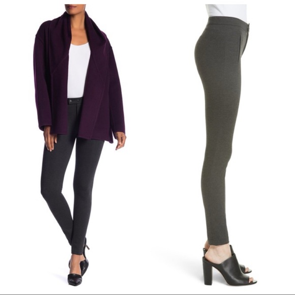 VINCE. Gray Skinny Ponte Pants - Picture 3 of 8